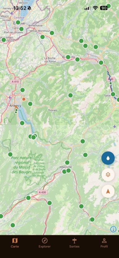 Vigicrues detail — levels and flows